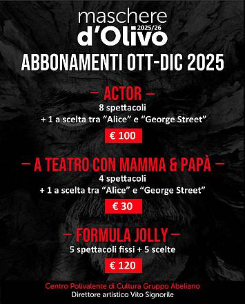 Festival multidisciplinare maschere d'olivo